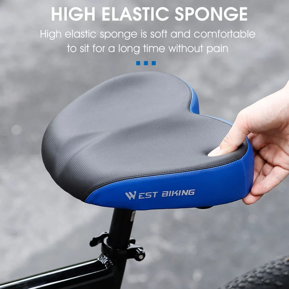 Road Riding Distance Replacement Shockproof Cushion Design for Widen Thicken Ergonomic Aibecy Bike Comfortable Saddle Long