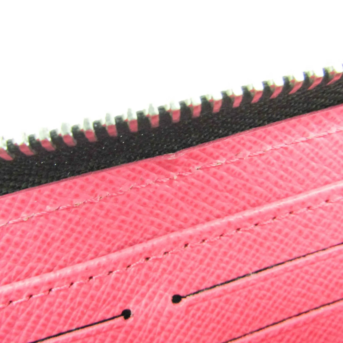 Pink,Noir Epi Wallet Leather Epi Zippy-wallet Louis Vuitton Hot Long M64838 Women's Pre-Owned (Good) (bi-fold)