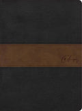 Spurgeon, Biblia piel negro/marrón 1960 RVR (Hardcover) símil estudio de