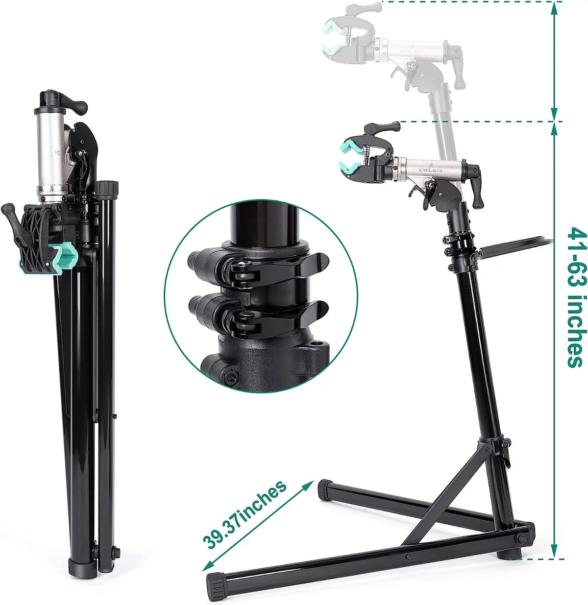 for E Stand Stand(Max - Bike Bike for 55lbs/ Load 110lbs) Bike Repair 110lbs)- Road Stand Bike Maintenance Mountain Load Mechanics Repair (Max Workstand Home Bike and Bicycle Shop