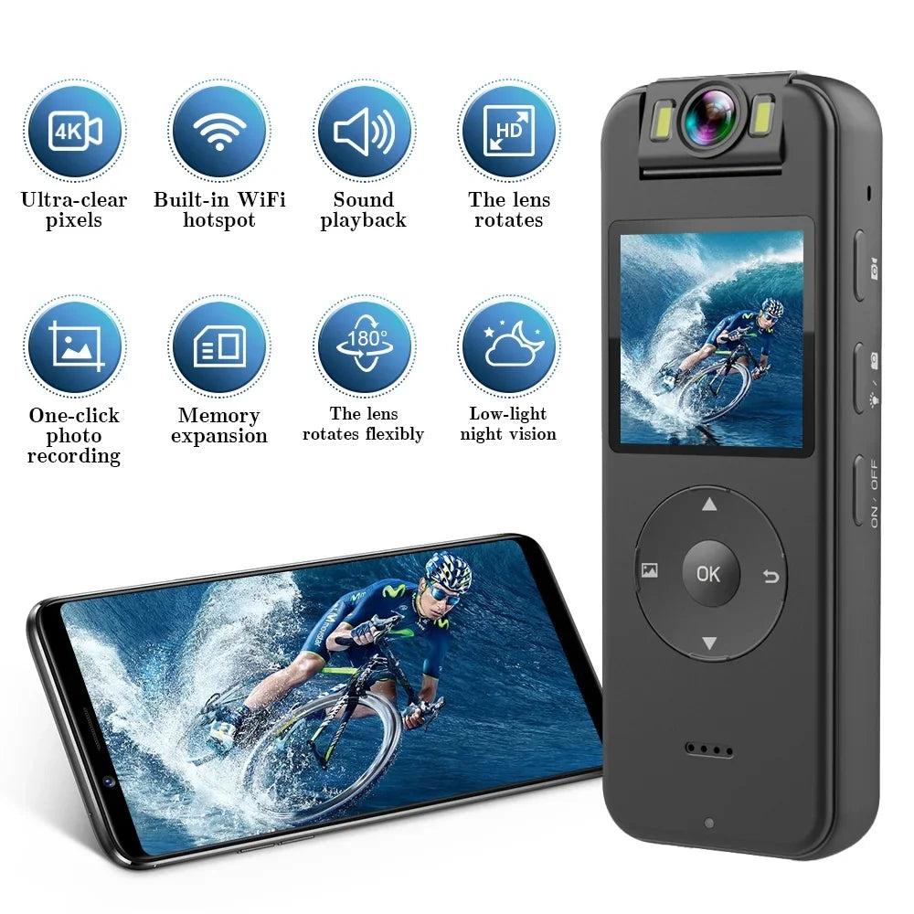 4K suitable recorders. action is for wide-angle sports camera CS09 recording cycling and camera outdoor