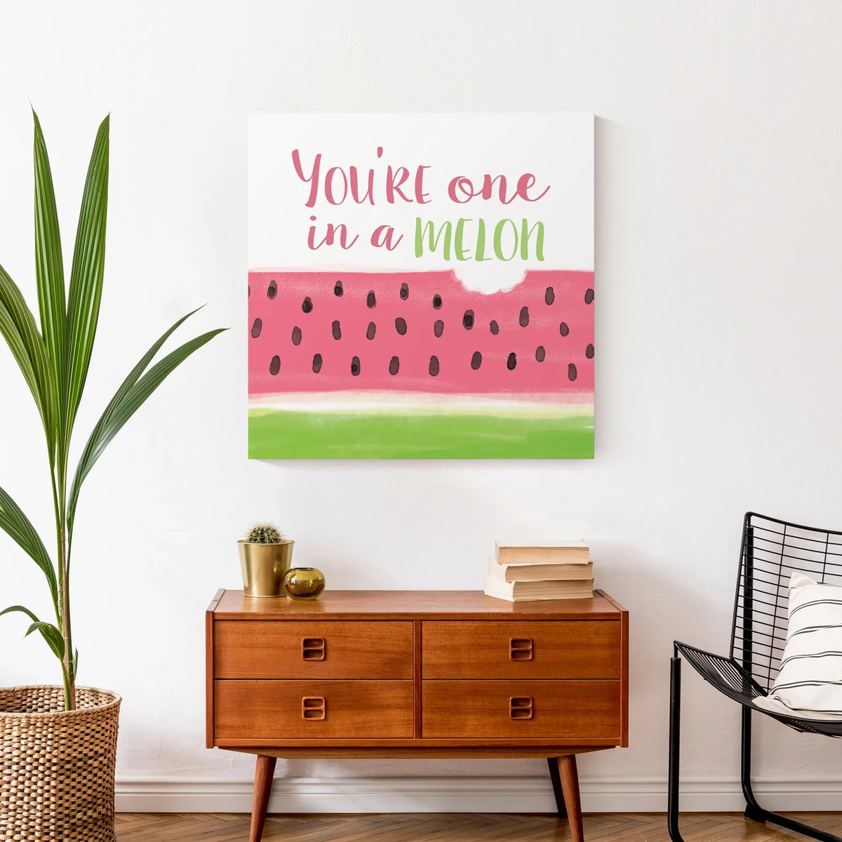 Creative 24x24 Wall One in A Art Products Canvas Melon