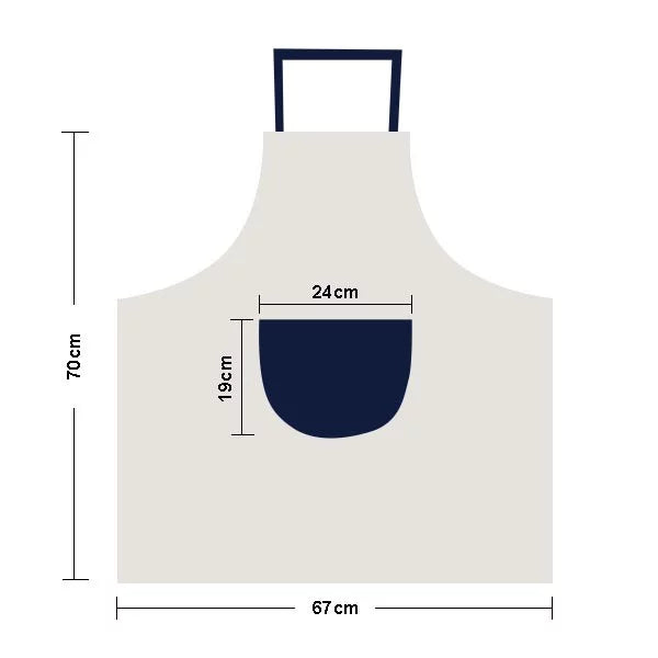 Pocket Sports Bib American Pinafore Apron Kitchen Cotton Linen Adjustable BBQ Volleyball