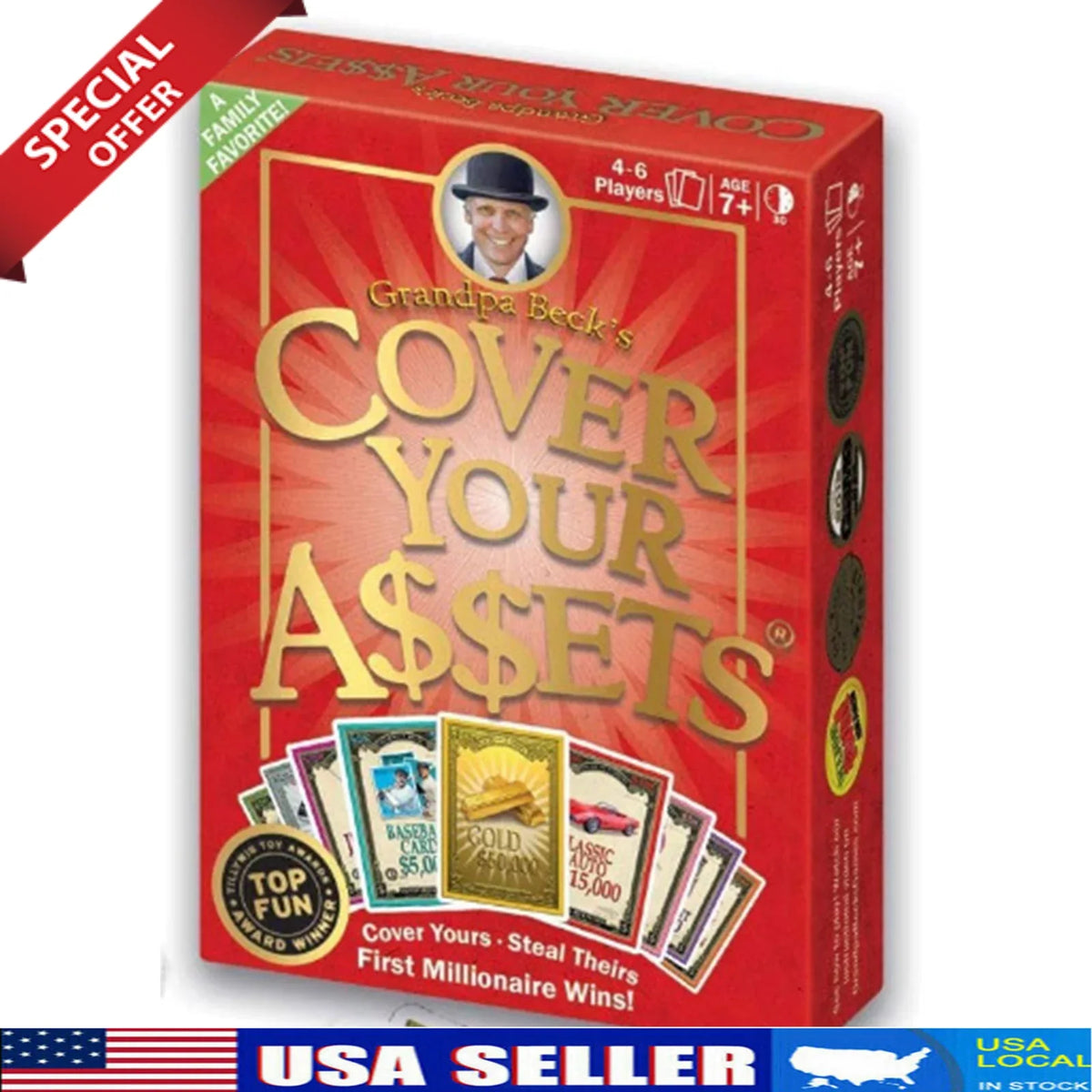 Family-Friendly Cover Toy Your Grandpa Card Game Assets Fun Set Collecting Becks
