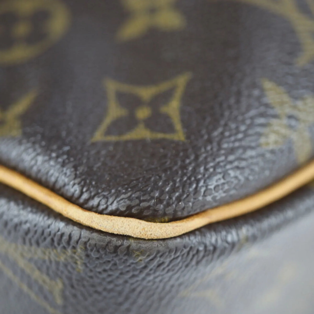 LOUIS Louis Leather (Good) Shoulder Vuitton M51181 Canvas VUITTON GM Monogram Cite Brown Bag Pre-Owned