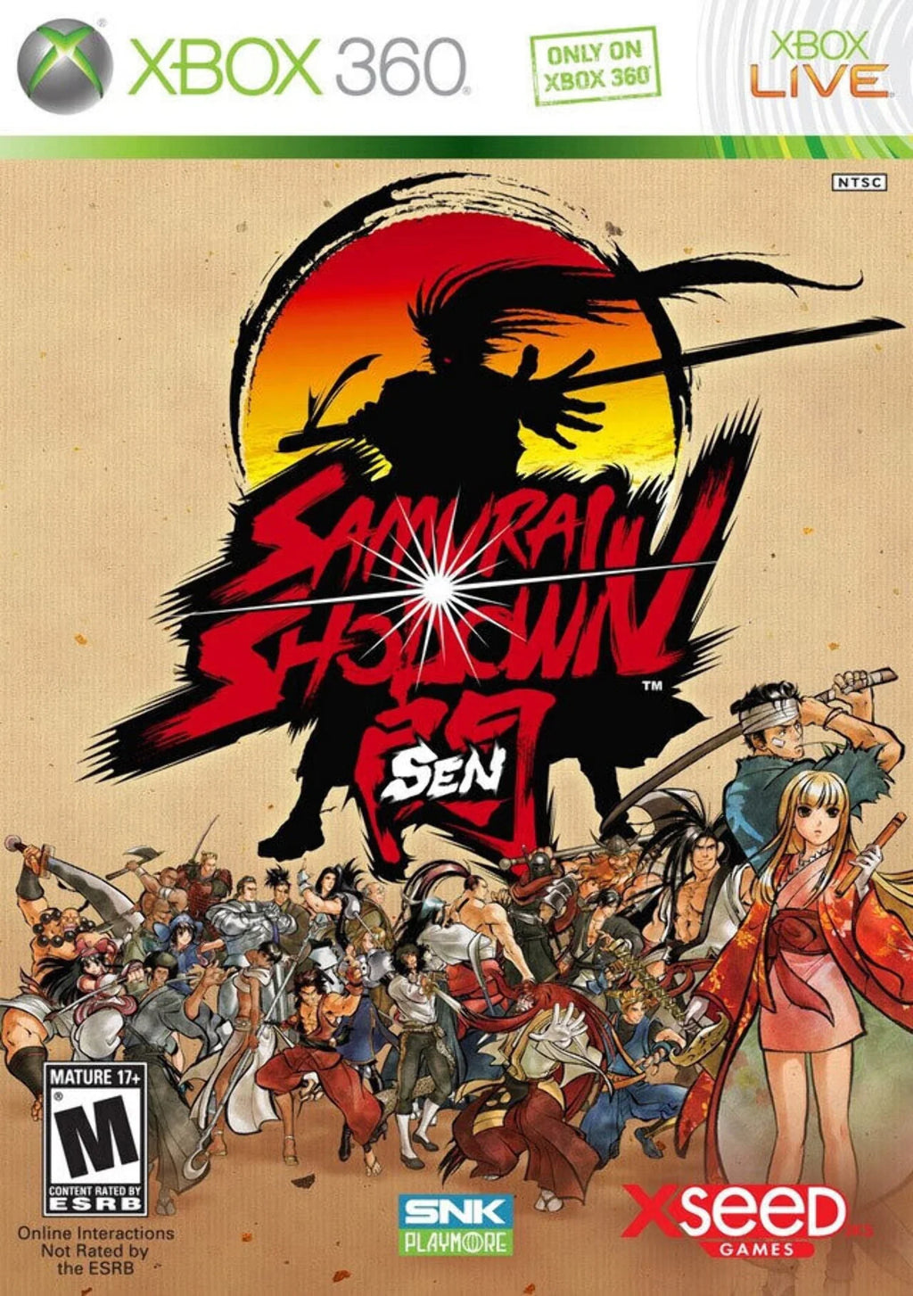 360 Samurai Shodown Xbox Sen