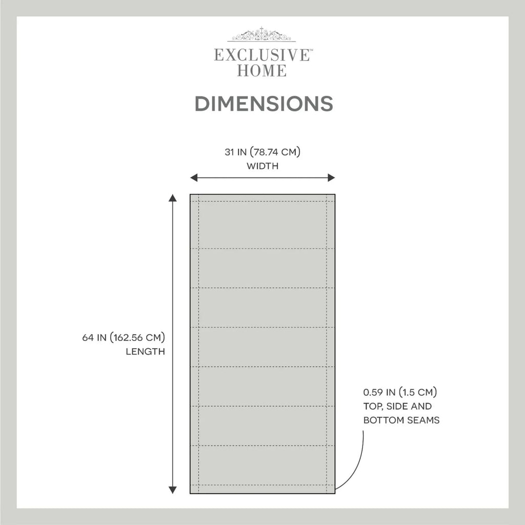 Roman 31"x64", Blackout Esme Home Exclusive Shade, Total White
