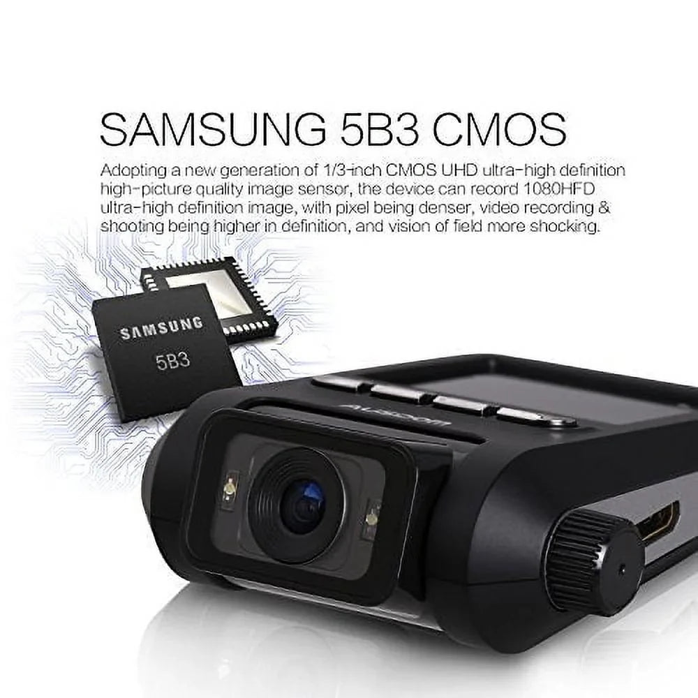 Resolution, FHD WDR, 1080p Ausdom L AD118 with Recorder Dashboard Camera 6-Glass
