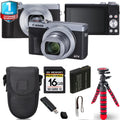 (Silver) Spider Canon Warranty Yr Case+ Camera Mark PowerShot 1 G7 III Digital Tripod + + X