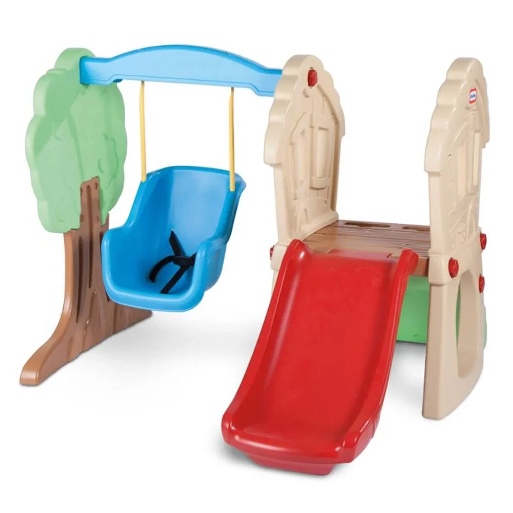 Swing Play - Kids Slide Backyard Set Little Hide and Climber and Seek Tikes