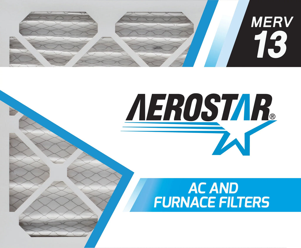6, Aerostar the 13, 18x24x2 Pleated 18x24x2, MERV of Air Filter, Box USA in Made