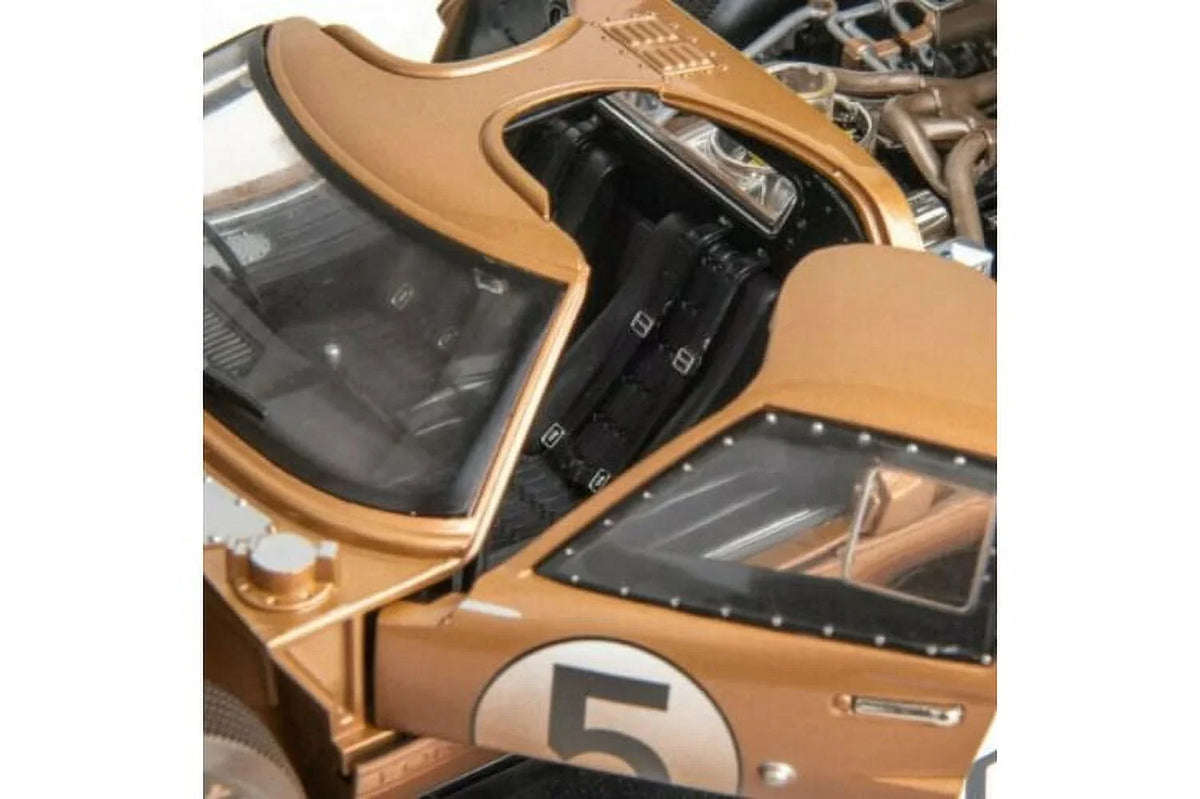 II Model SC430G MK - (Dirty Toy Collectibles Gold 1/18 - After scale Diecast Version), Ford #5 1966 Race GT-40 Car Shelby