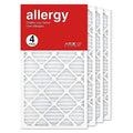 Allergy The Air Filter, Made Air 16X30x1 Filter 11 HV MERV 4-Pk Pleated In Furne