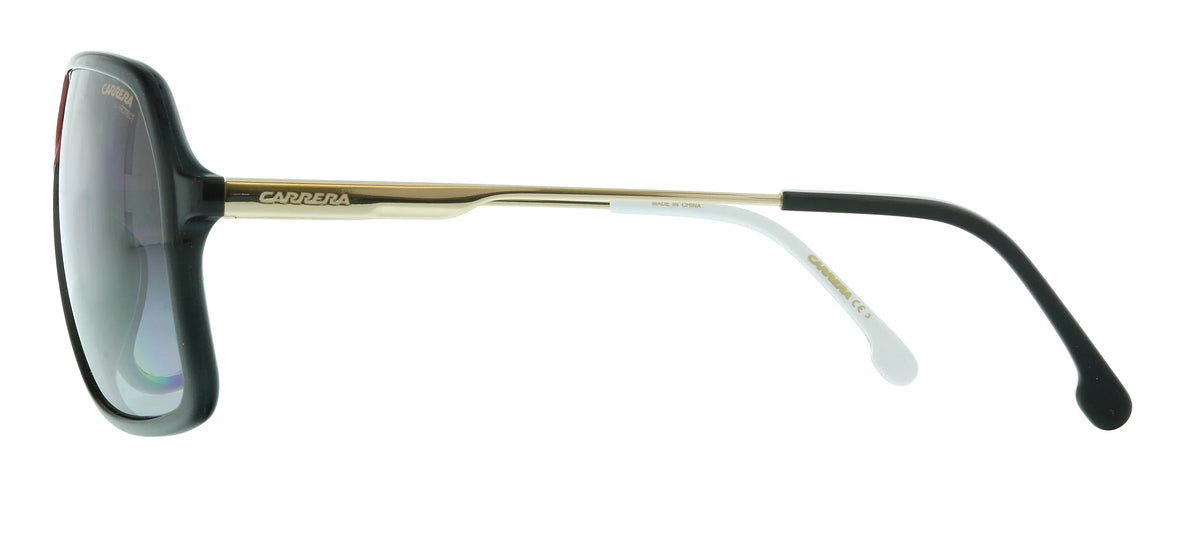 64mm, 10mm Gold/Gray Sunglasses, Pilot Shaded, Carrera 1019/S