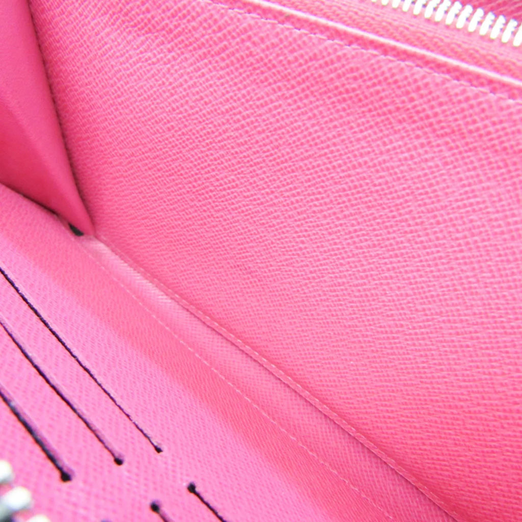 Pink,Noir Epi Wallet Leather Epi Zippy-wallet Louis Vuitton Hot Long M64838 Women's Pre-Owned (Good) (bi-fold)