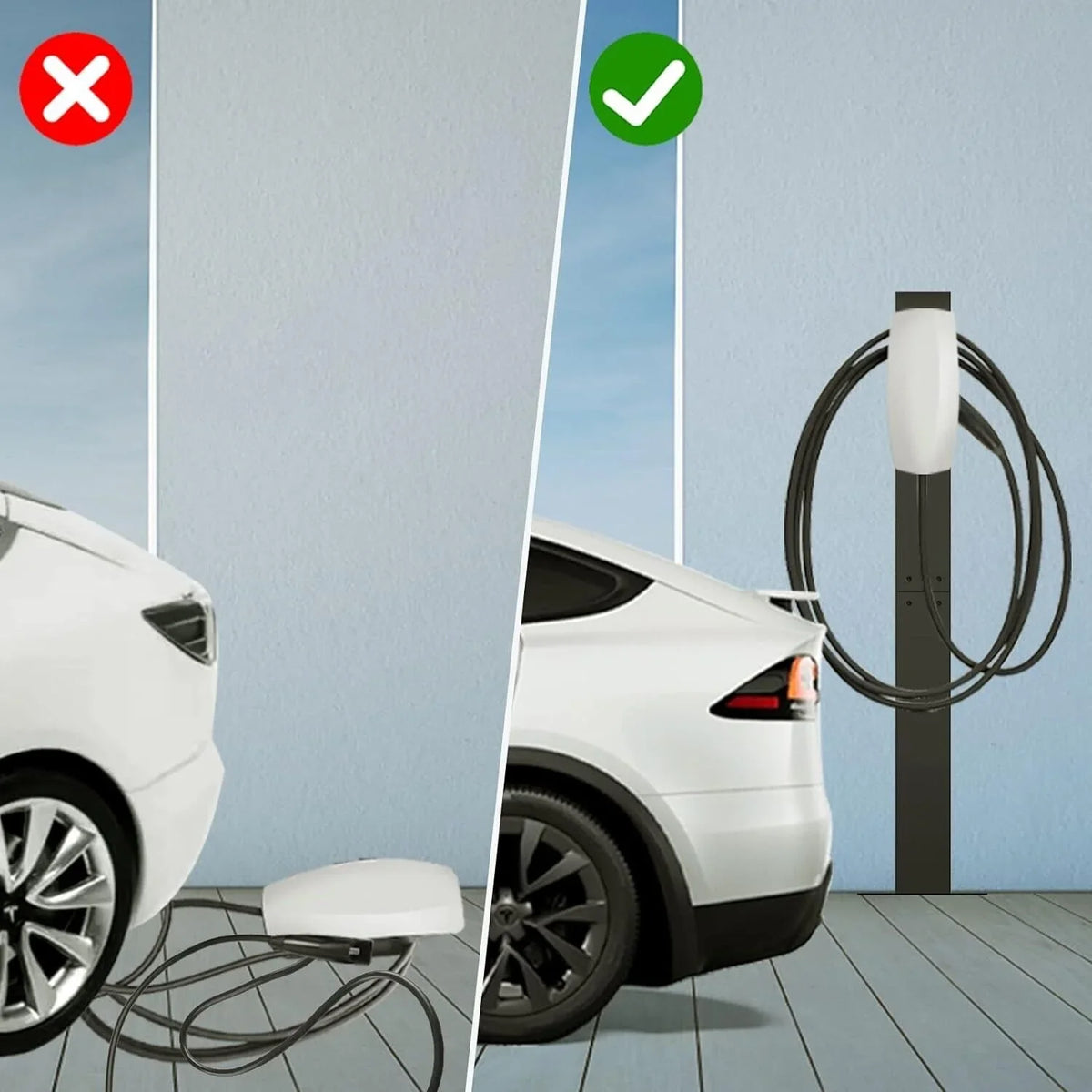 Station Charger Charging Tesla EV Station Charging Stand For Mounted Pedestal EV