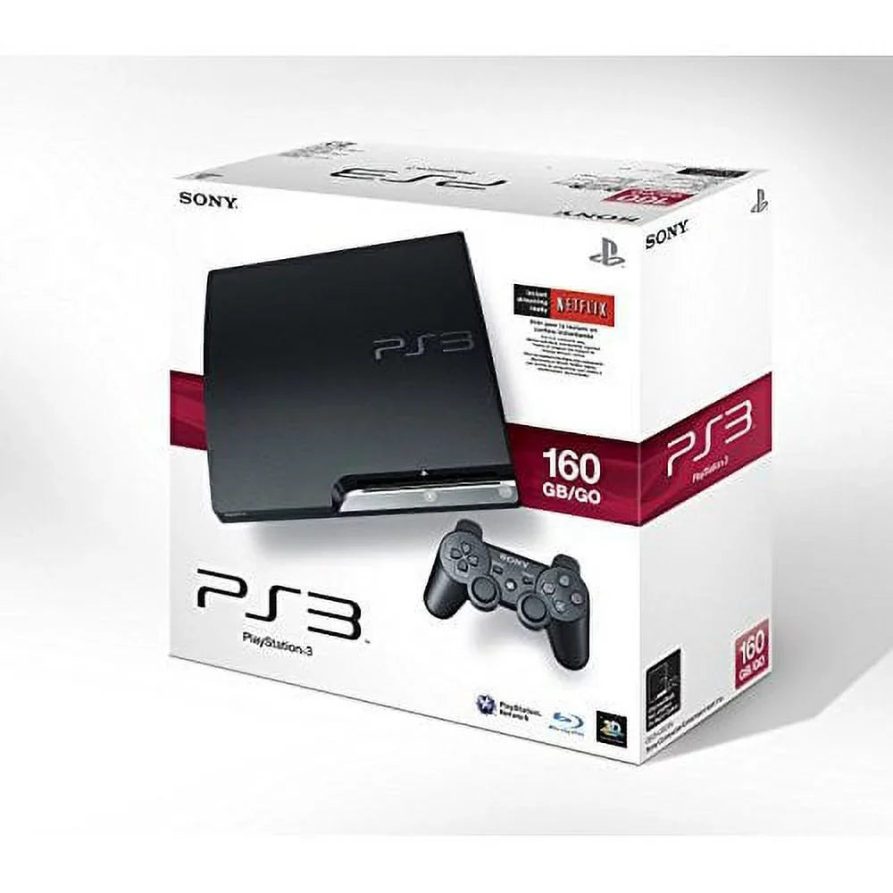 Sony Restored (Refurbished) PS3 Console 160GB PlayStation Slim
