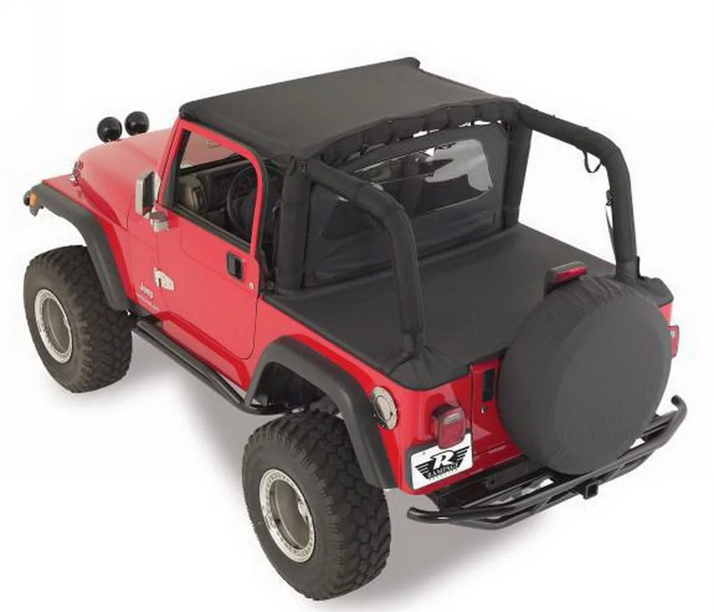 Rampage by Wrangler YJ, Black Jeep For Cover RealTruck Tonneau 721015 Denim 1992-1995