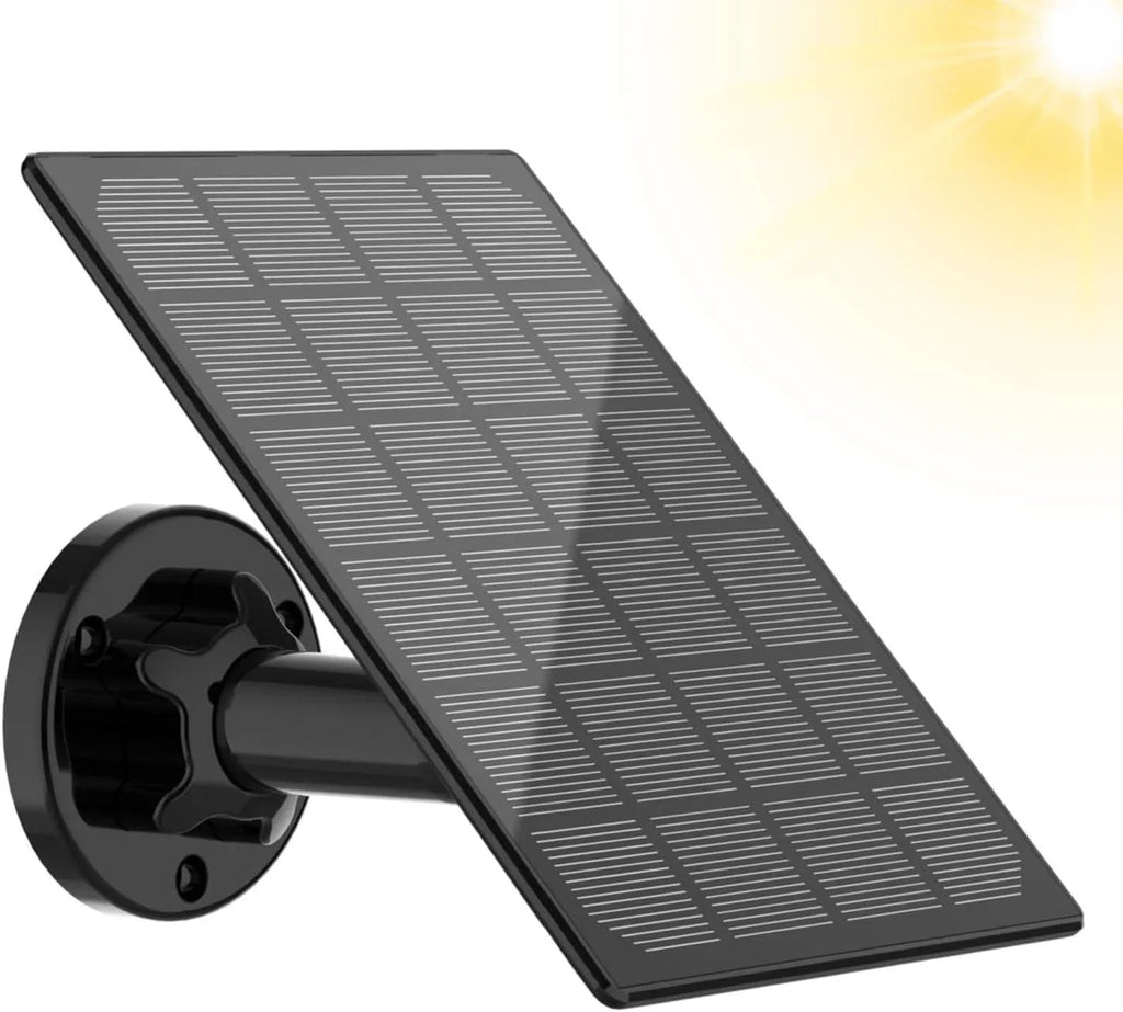 USB Camera,Waterproof Solar Panel Rechargeable Outdoor for Cable, Solar Panel with 9.8ft y