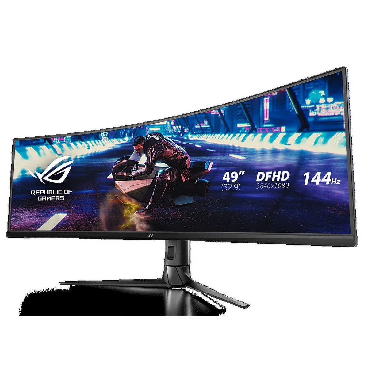 — Boost Gaming Monitor 32:9 DisplayHDR™ Super FreeSync™ HDR, DCI-P3: 2 HDR x XG49VQ 1080), 144Hz, Strix Shadow Ultra-Wide 400, 49-inch (3840 ROG 90%,