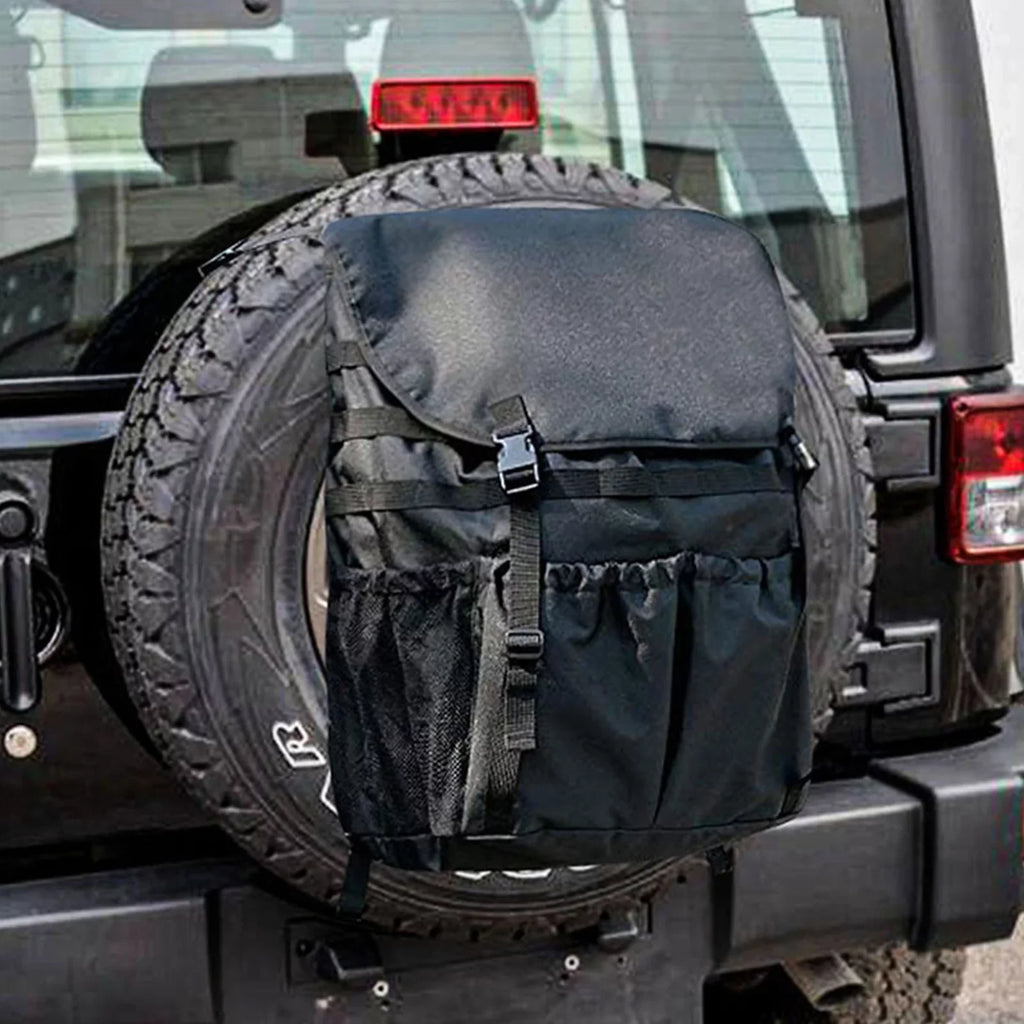 Tire Travel Storage - Spare Off-Road Bag Cargo Gear Car Trash for and Backpack and Multi-Pocket Organizer Camping