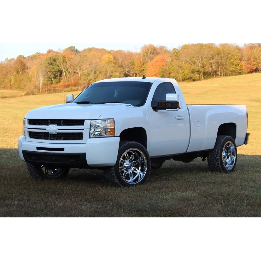 Tow Lamp+Backup Smoke Sierra Power Silverado 07-13 Mirror CHEVROLET Base Fits CHEVROLET 2007-2013 TAHOE SILVERADO, select: For Turn Heated 2007-2014
