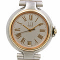 Dial Millennium (Fair) Made Silver Boys Analog Watch Swiss Pre-Owned Gray Steel Dunhill Quartz Stainless Display