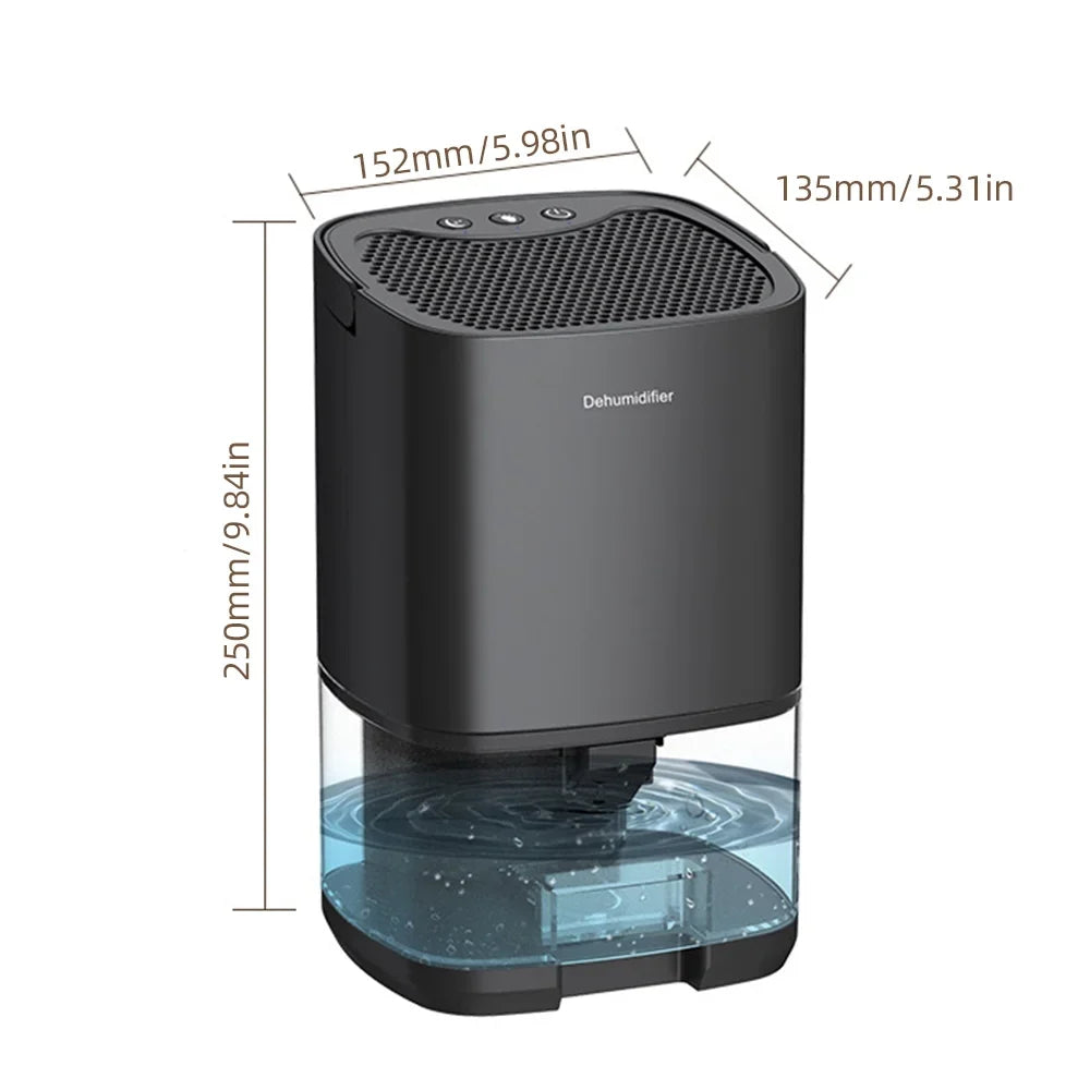 Small Basement Quiet 7 Oz Lixada Bathroom 34 for Shut Bedroom Colors Portable Off LED Home Auto Dehumidifier