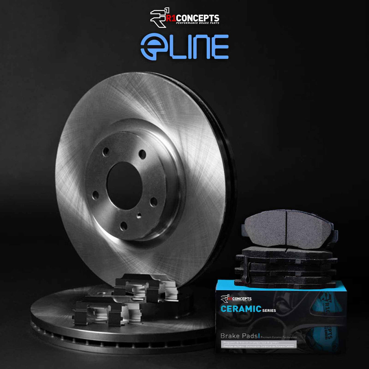 R1 Ceramic R1 Fits Concepts LX, 2015 2016 03069 Brake Line Wfwh1 With Concepts KIA FORTE FORTE Rotor KIA Series select: E