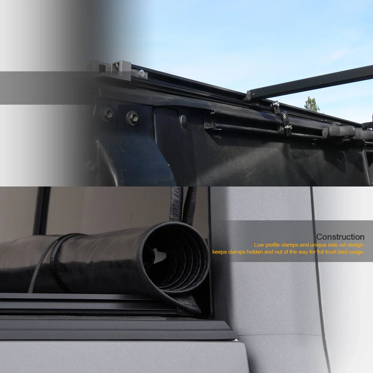 Lights 1500 New 76.8" Tonneau 6.4 with Bed LED Ram Bed For Roll Body Truck ( Up And ) 2019-2022 Lock Style Cover 733469495116 Feet Stehlen