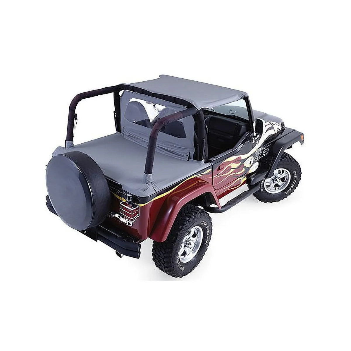 Rampage by Wrangler YJ, Black Jeep For Cover RealTruck Tonneau 721015 Denim 1992-1995