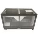 Grey Indoor Rabbit Hutch Park Habitat-Nantucket Jumbo Avenue ECOFLEX®
