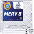 33.5 A/C 4-PACK Filter 9.5 Actual .75" | IN Filter Furnace 8 Pleated x x King MERV 9.5x33.5x1a Size: | USA | Air Filters HVAC | MADE