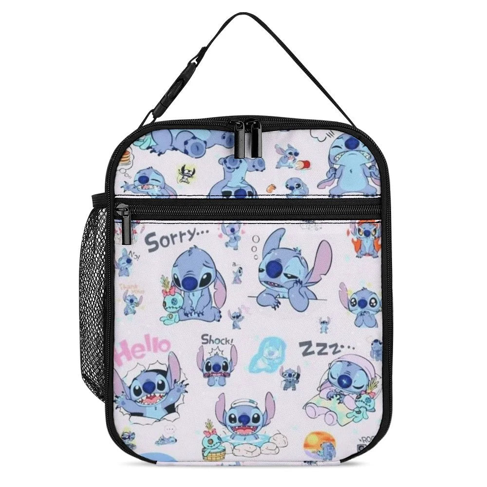 Stitch Portable School Handbag Thermal Girls Lilo For Insulated Kids Bento Bag Bag Boys Lunch Cooler Adult Office Tote