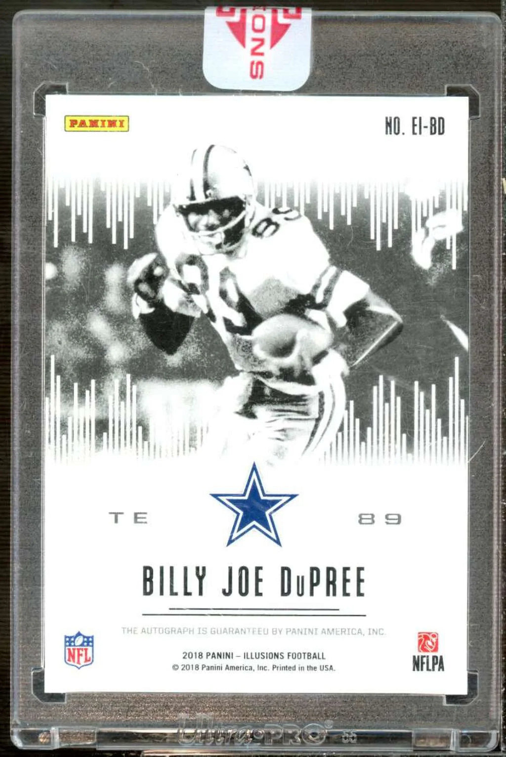 #15 DuPree Elusive Ink 2018 Card Billy Illusions Joe Panini