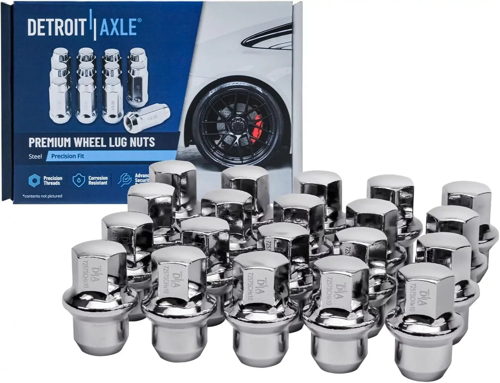 Routan Ram 328mm 330mm Country Set Town - Disc Replacement +20pc Caravan Rear Nuts C/V Detroit Front Rotors Pads & for 30pc - Axle Grand Lug Brake