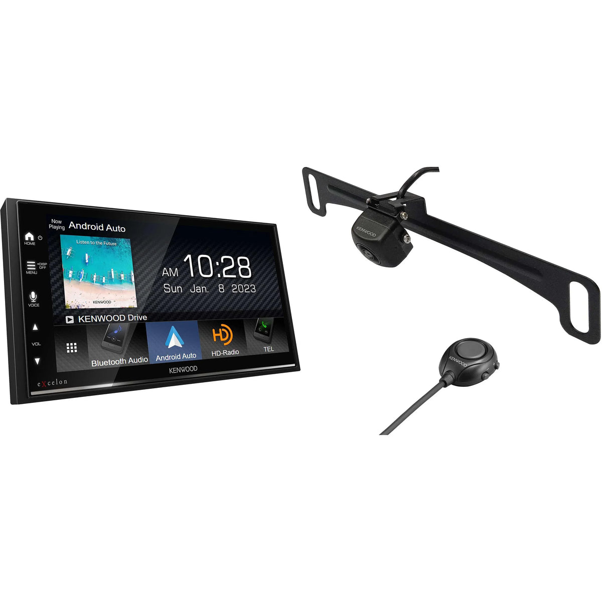 Plate MultiMedia with Mounting CMOS-320LP View License DMX709S with Rear Camera Multi-Angle Receiver Kenwood