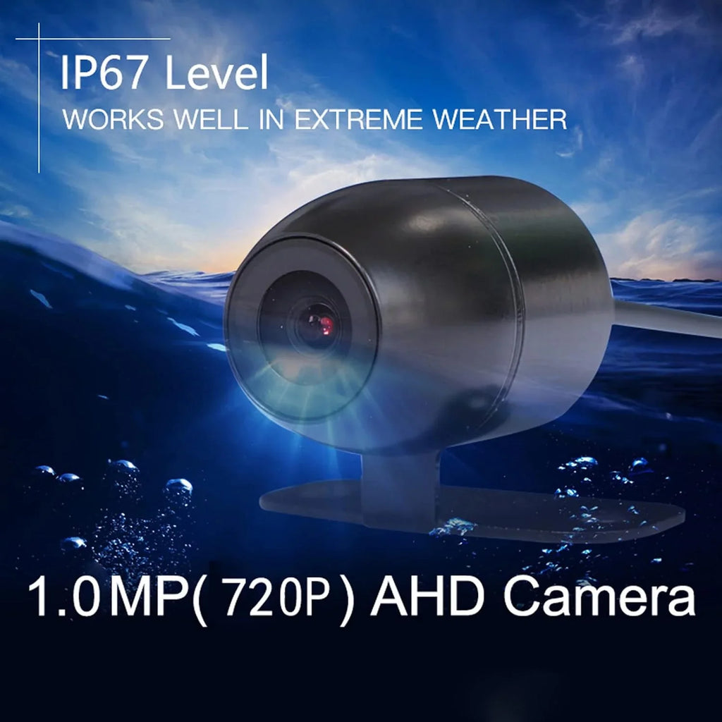 Cam Recording Support Video AHD Camera and Channel 1080P+720P Motorcycle Wide (Only HD Function Front Motorcycle Rear Accessories with 1MP Camera Recording 1080P) Dash 120° Angle 1 (720P)
