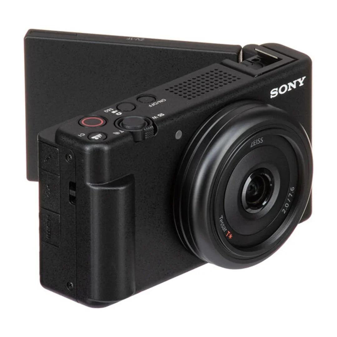 Tripod Camera 32GB Vlogging Bundle SanDisk Card ZeeTech Accessory ZV-1F with Memory + + (Black) Sony