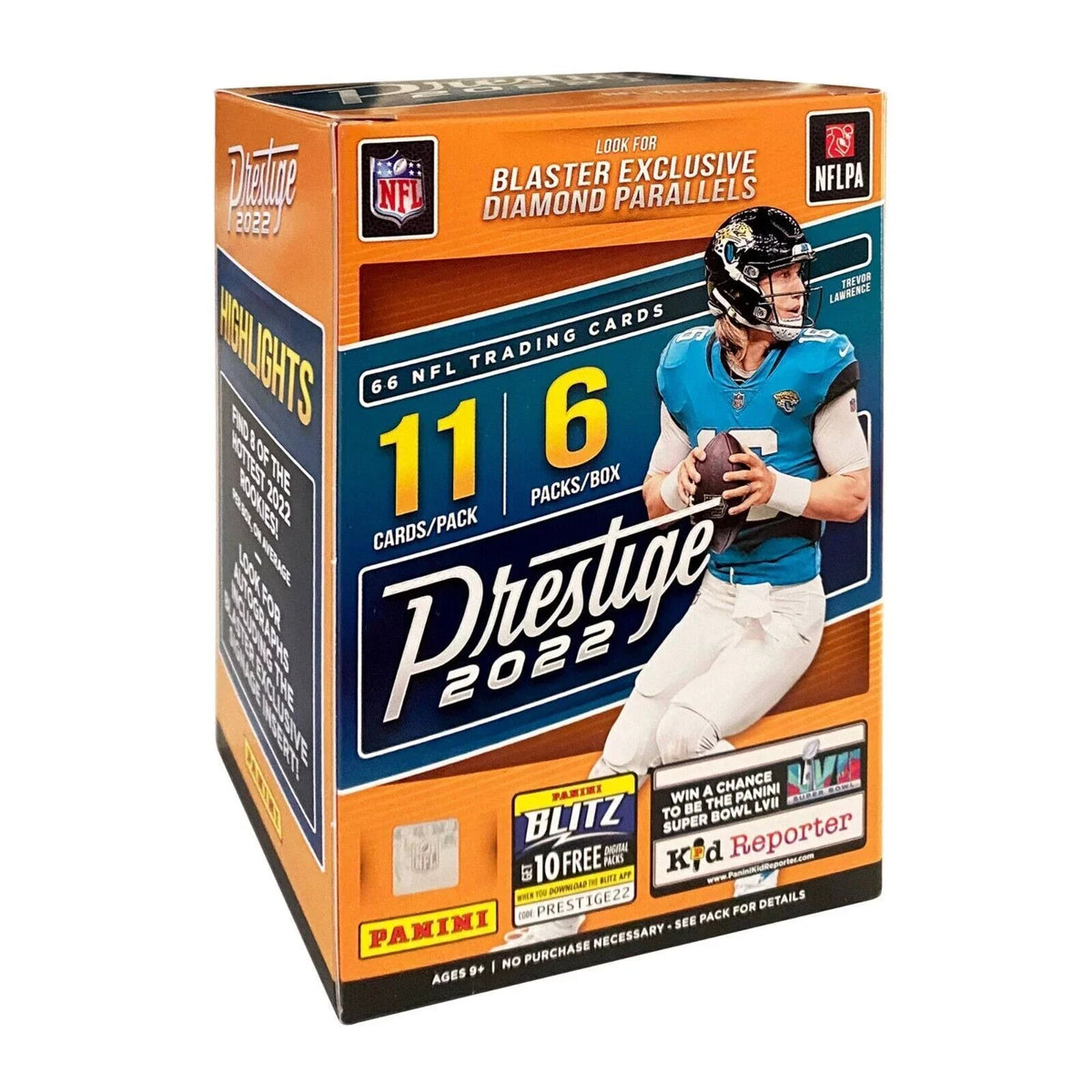 Box! Panini NFL Football Trading Blaster Card 2022 Prestige