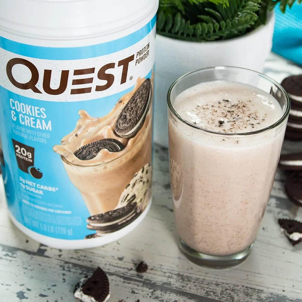 25.6 and Cream, Powder, lb., Quest Protein, Cookies oz 20g Protein 1.6