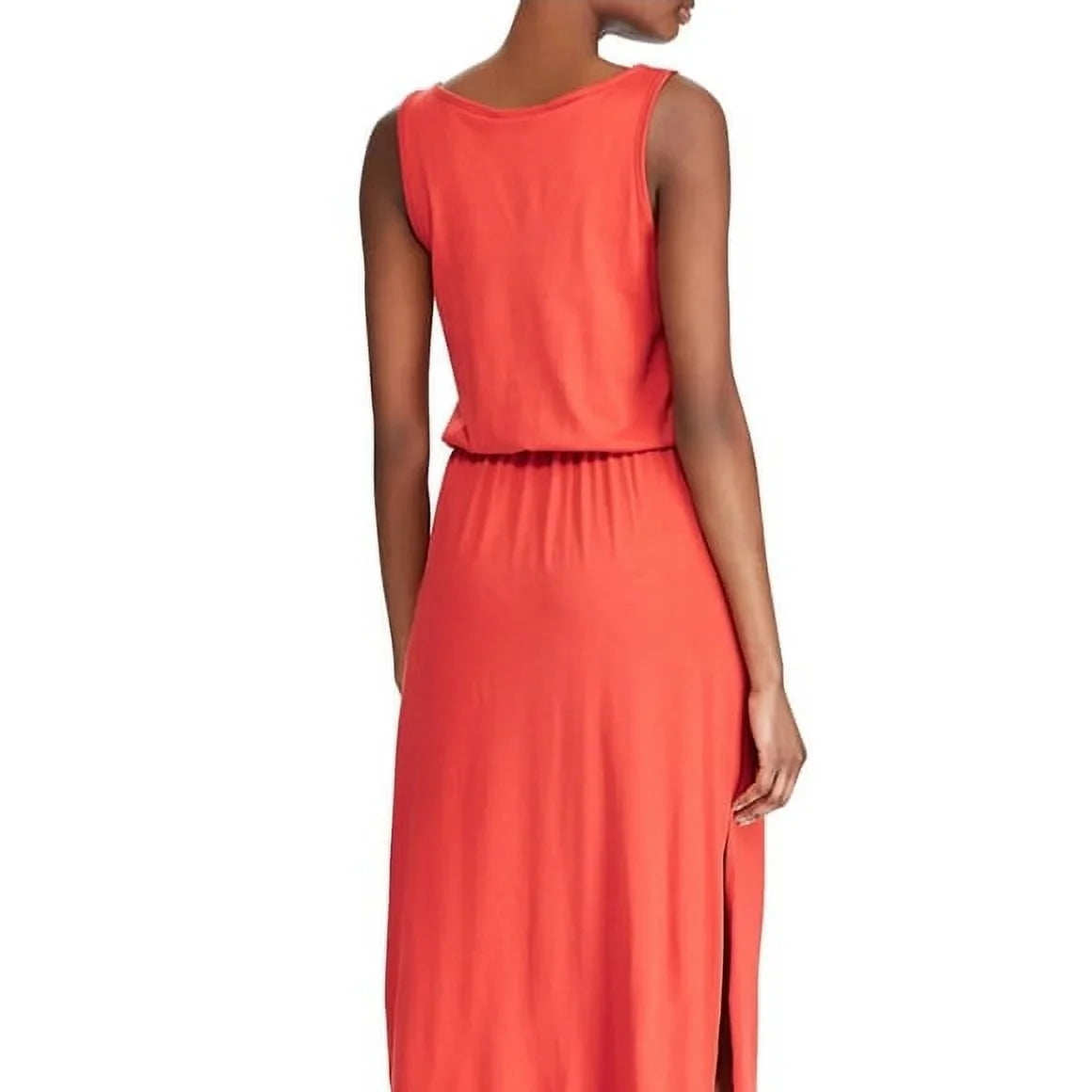 Size Scoop Red XXL Ralph Lauren Neck Maxidress - Lauren Canyon