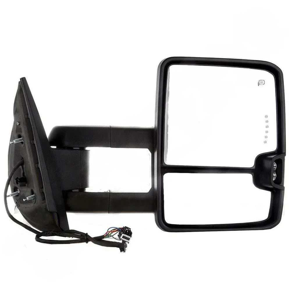 Tow Lamp+Backup Smoke Sierra Power Silverado 07-13 Mirror CHEVROLET Base Fits CHEVROLET 2007-2013 TAHOE SILVERADO, select: For Turn Heated 2007-2014