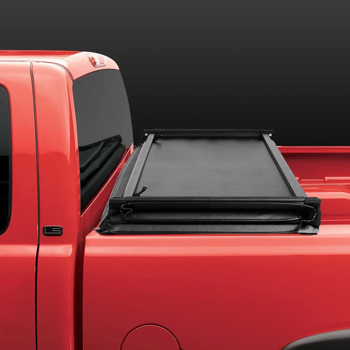 Cover Soft Adjustable -Fold Top Tonneau Tri Bed Trunk 5.7' Truck 1500 For TTC-TRISOFT-018 DNA 2009 Ram Fleetside 2021 Motoring to