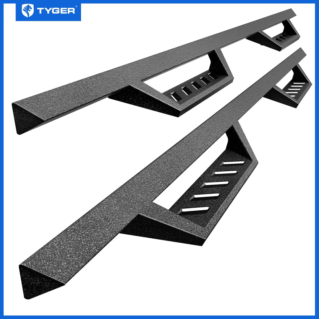 Compatible Drop Step LanderX Cab | | Chevy 2007-2019 LD Board Nerf 3500HD; Running 2019 / Silverado Limited 2007-2018 Side Auto Sierra with TG-LX3C82328 Crew Step Bars | 2500 Tyger 1500; GMC Rail