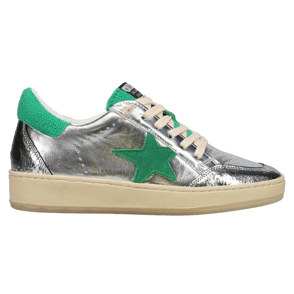 Havana Lace Casual Metallic Casual Vintage Shoes Up Womens Sneakers Denisse