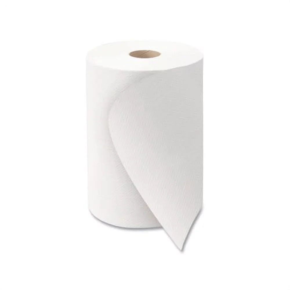 MORCON White, Towels ft, 6 800 x 10 10" Rolls/Carton TISSUE 1-Ply, Roll Inch