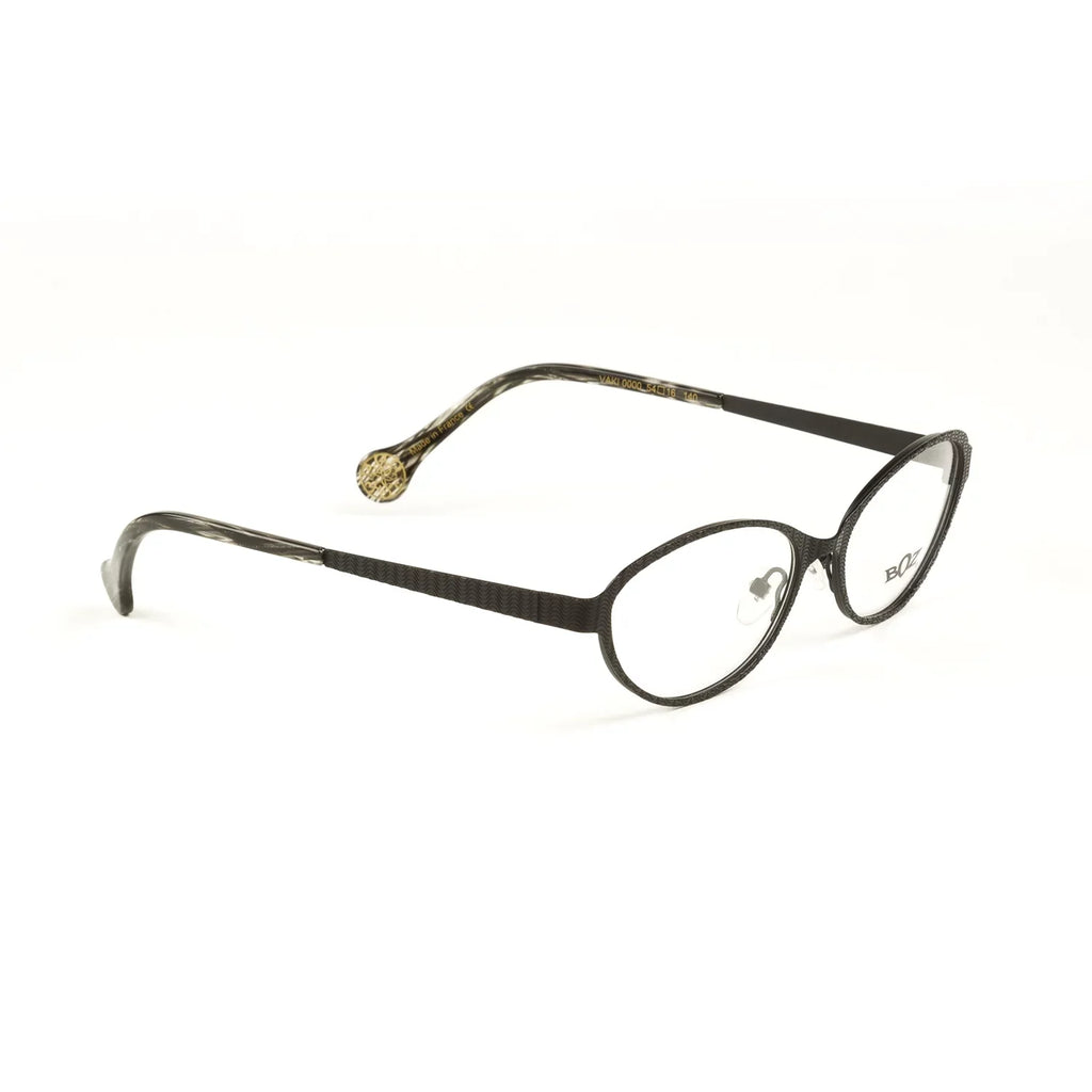 Frames Eyeglass Black Women's Vaki 54mm BOZ Semi-Oval