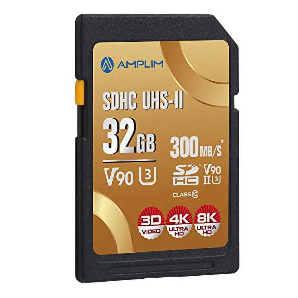 UHD Camera SDXC 8K Camcorder Speed UHS-II 4K High for Card Video Amplim V90 SD Extreme 32GB