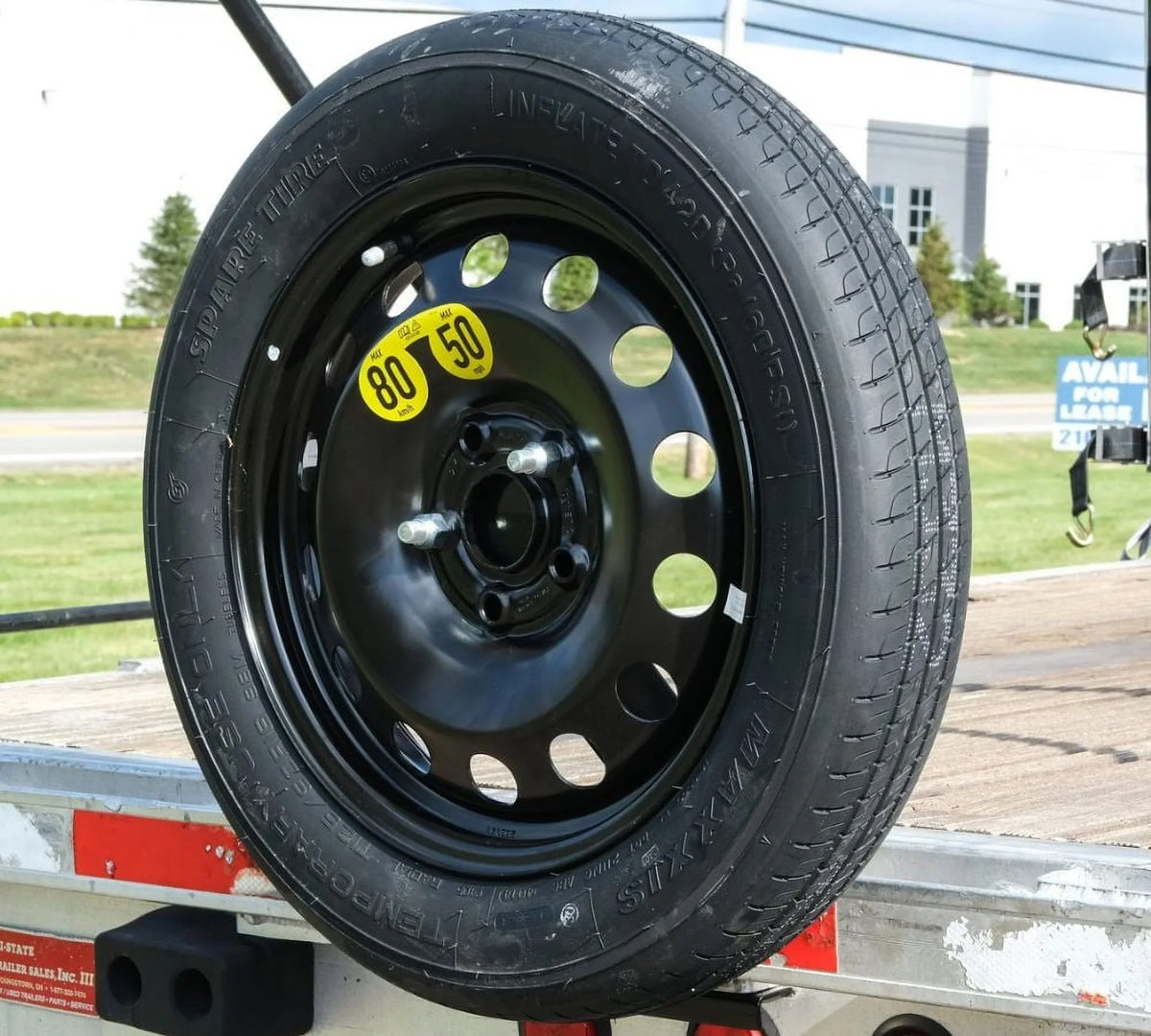 '- - 4", & 5, Spare 4.75", Holder Patterns Stake Mount 5", Tire Fits D-Ring w/ 5.5" 4.25", Trailer for Utility 6 Bolt 4, Lugs 6.5" Spare Carrier on 8 Wheels Trailer Tire & Pocket